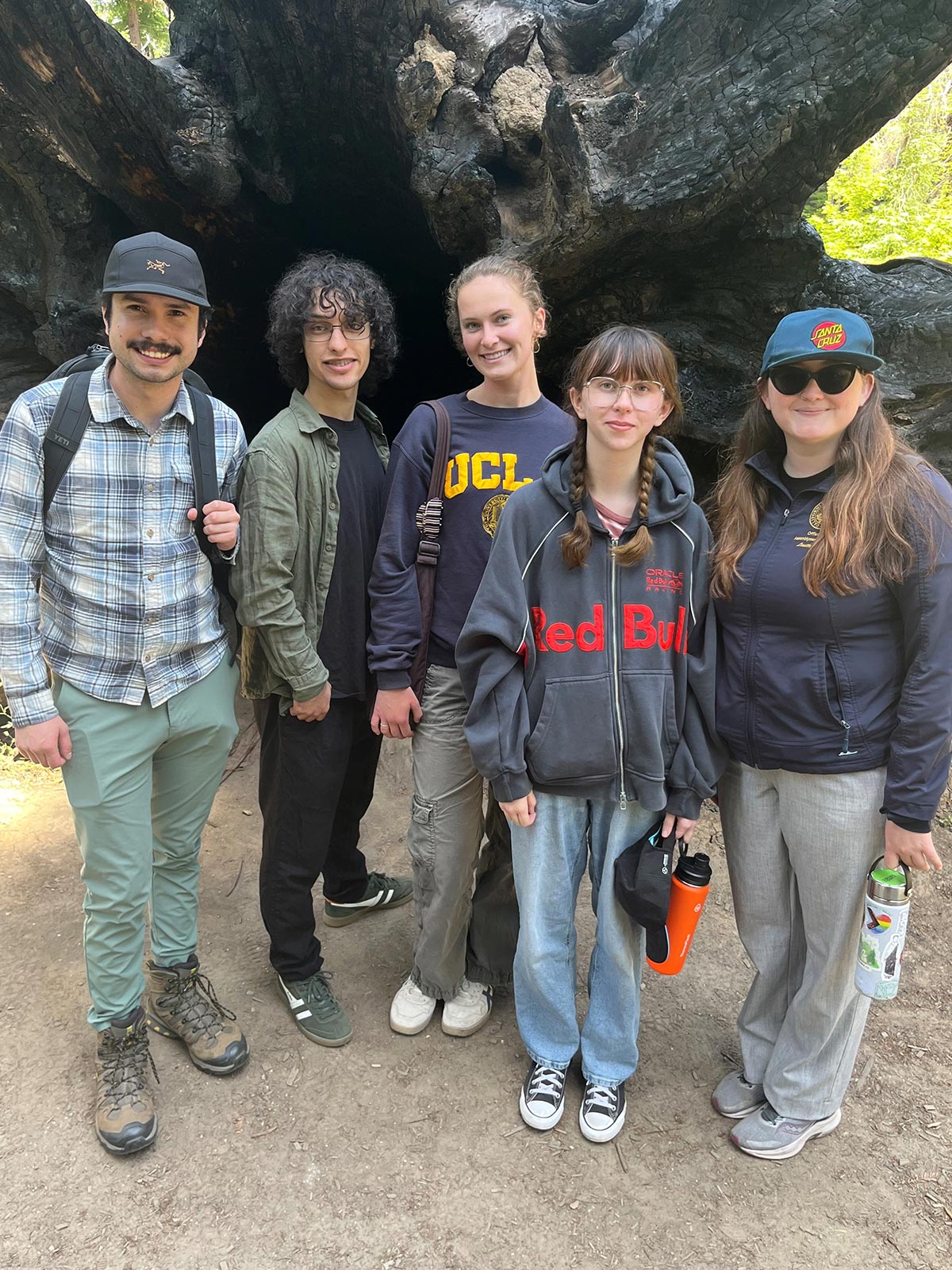 District staff touring Big Basin State Park along with Assemblymember Gail Pellerin’s office.