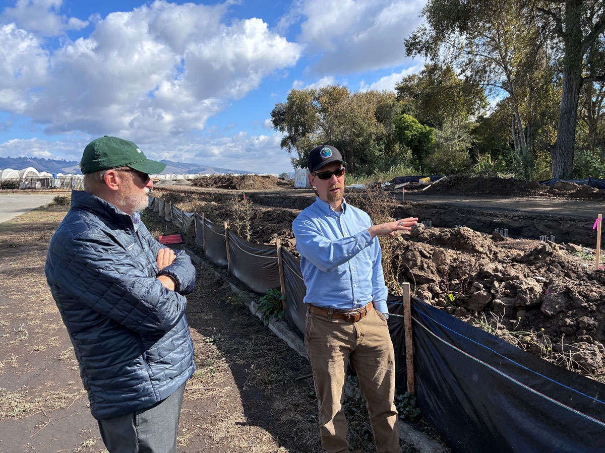 I toured the Pajaro River with Flood Management Agency Executive Director Mark Strudley to review progress on the $400 million flood protection project, which will strengthen levees and protect Watsonville, Pajaro, and surrounding farmland. Following the devastating 2023 floods, I helped secure state funding for the local share of the project and passed legislation to streamline contracting and accelerate construction.