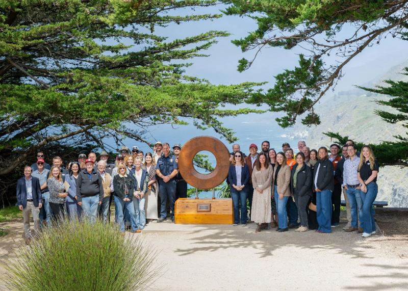 Senator Laird joins leaders at Ragged Point to celebrate reopening of Highway 1