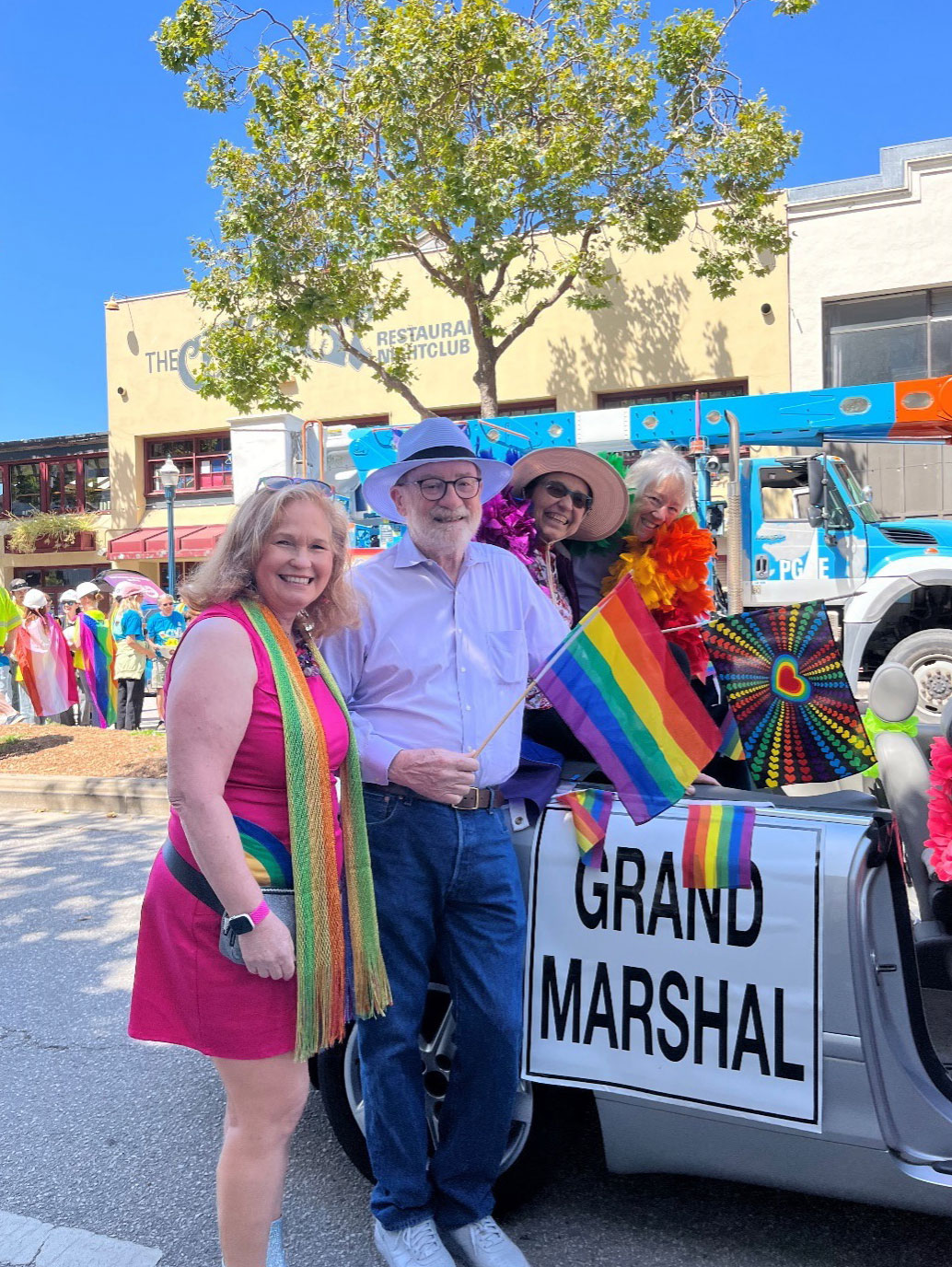 At Santa Cruz Pride Parade and Festival