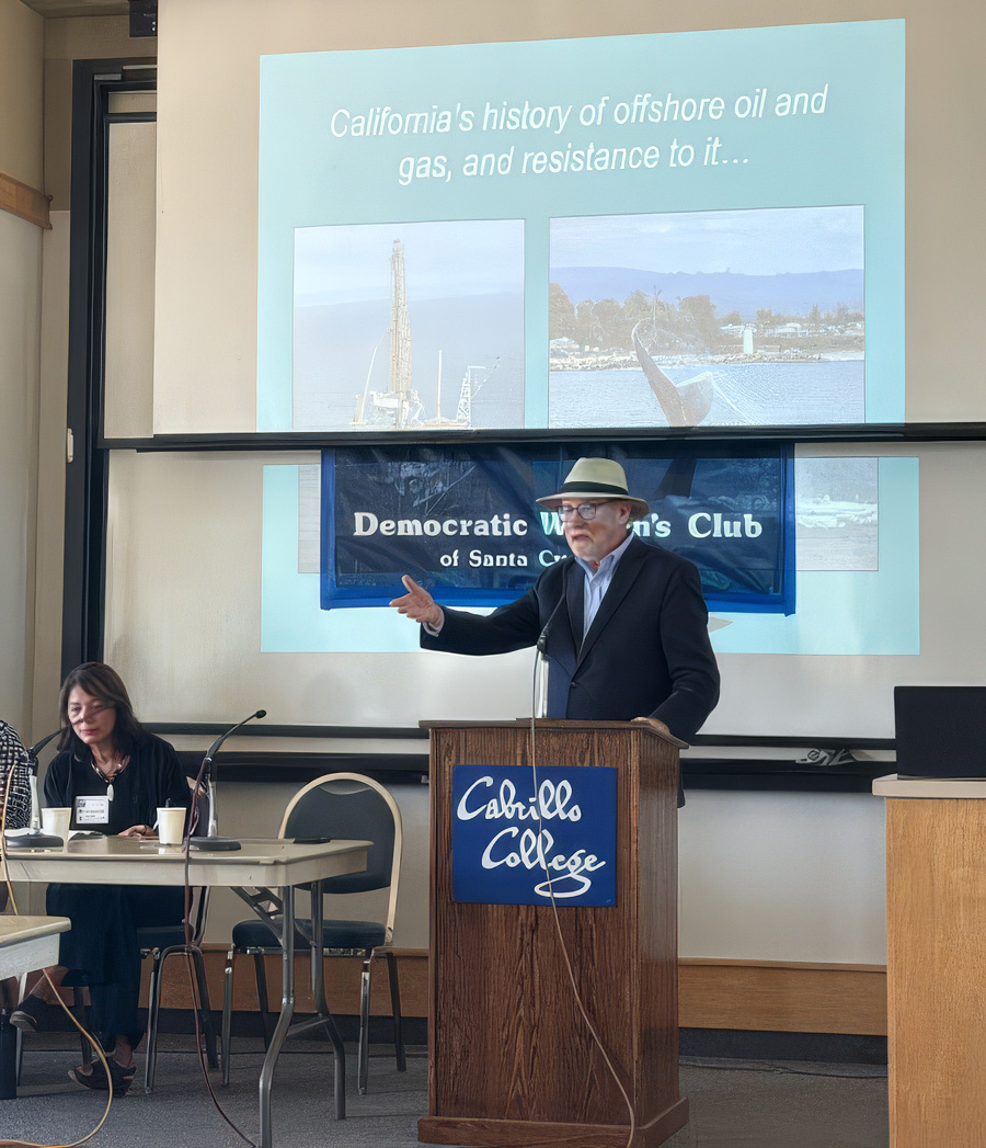 Great conversation with the Democratic Women’s Club of Santa Cruz County for their “Saving the Oceans Saving Ourselves” event.