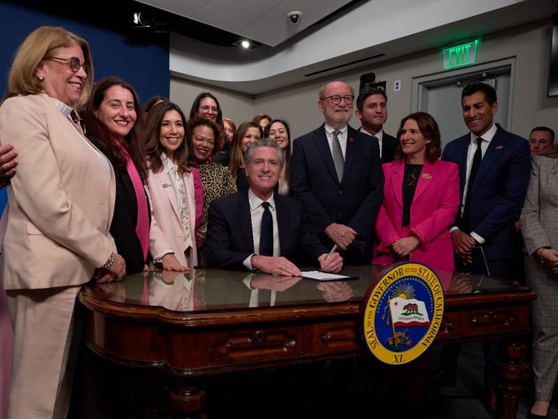 Governor Newsom and colleagues for the signing of SB 106