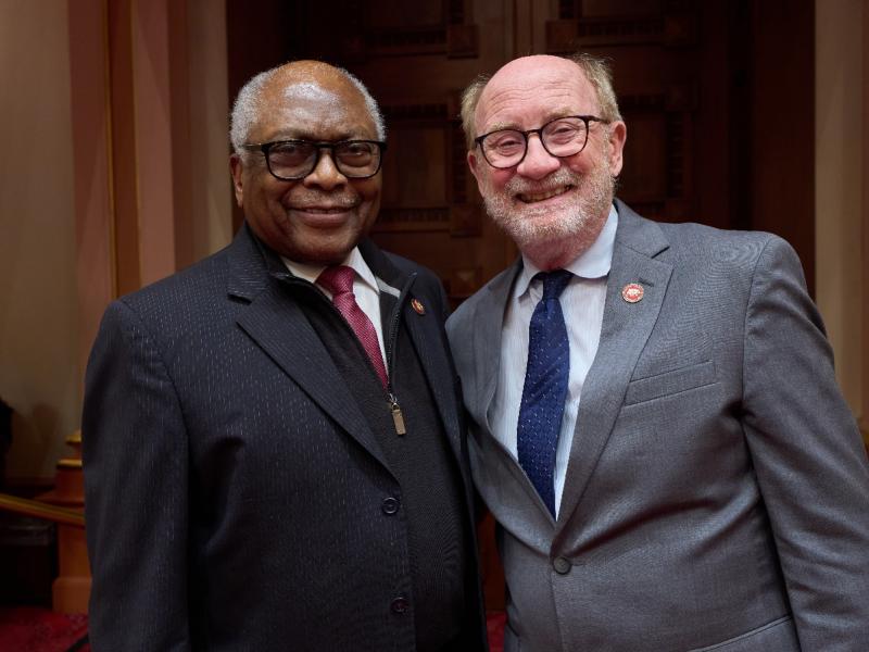 Rep. James Clyburn from South Carolina to the Senate floor