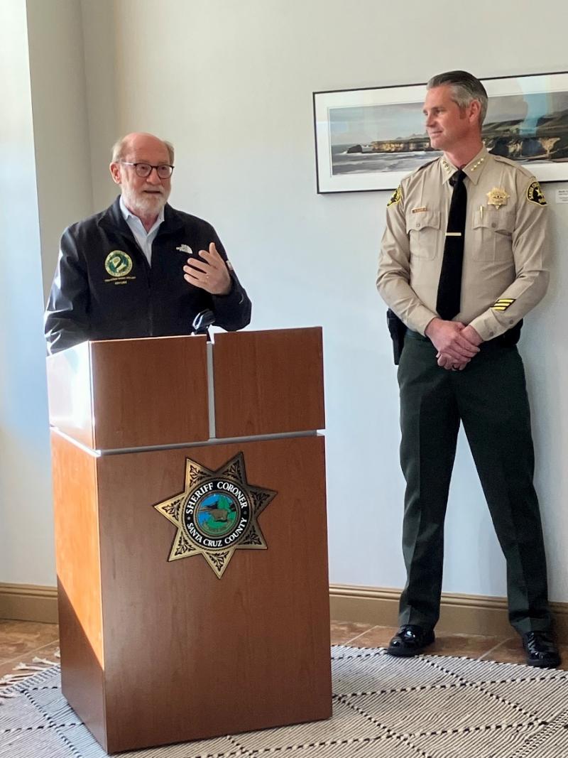 Santa Cruz County Sheriff’s Office substation in Davenport