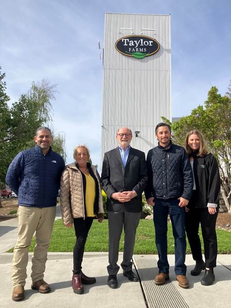 Taylor Farms’ newly rebuilt facility in Salinas. Founded in 1995