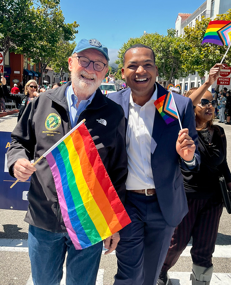 Senator Laird joins local pride festivities, connecting with attendees and reinforcing his commitment to LGBTQ+ rights across all regions of the Central Coast.