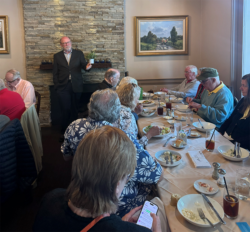 Senator Laird joins the Chowder Group for a community breakfast in Monterey County