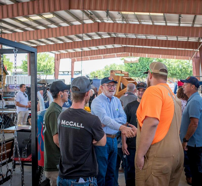 At the Mid-State Fair in SLO County, Senator Laird joins the Local Hire & Apprenticeship Forum to learn more about career pathways and union job opportunities