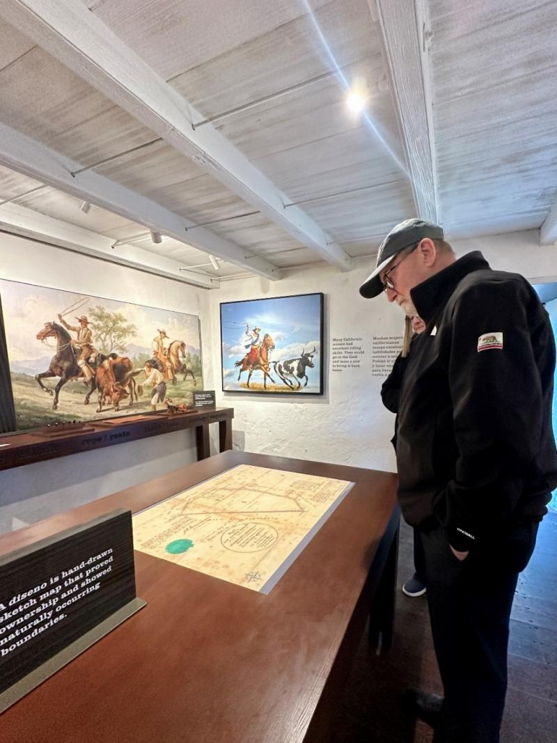Senator Laird visiting Castro Adobe State Historic Park near Watsonville.