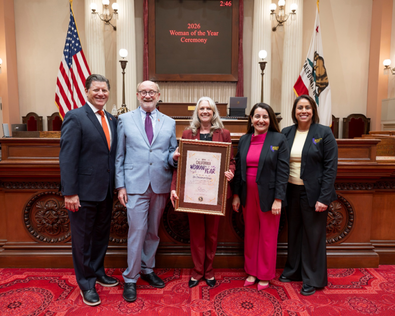 Senator Laird with Dr. Deneen Guss