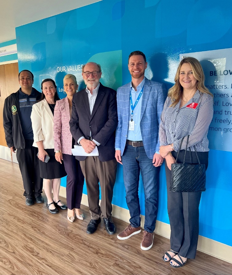 Senator Laird with Adventist Health Sierra Vista Hospital leadership team