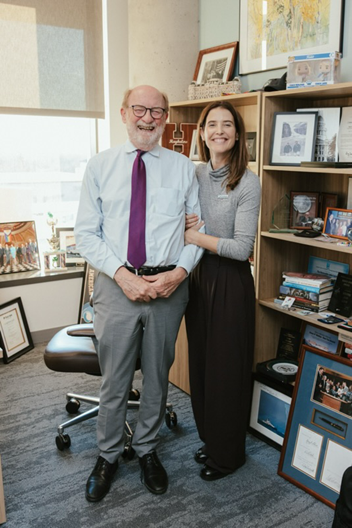 Senator Laird poses with actress and Oceana ambassador Cobie Smulders.