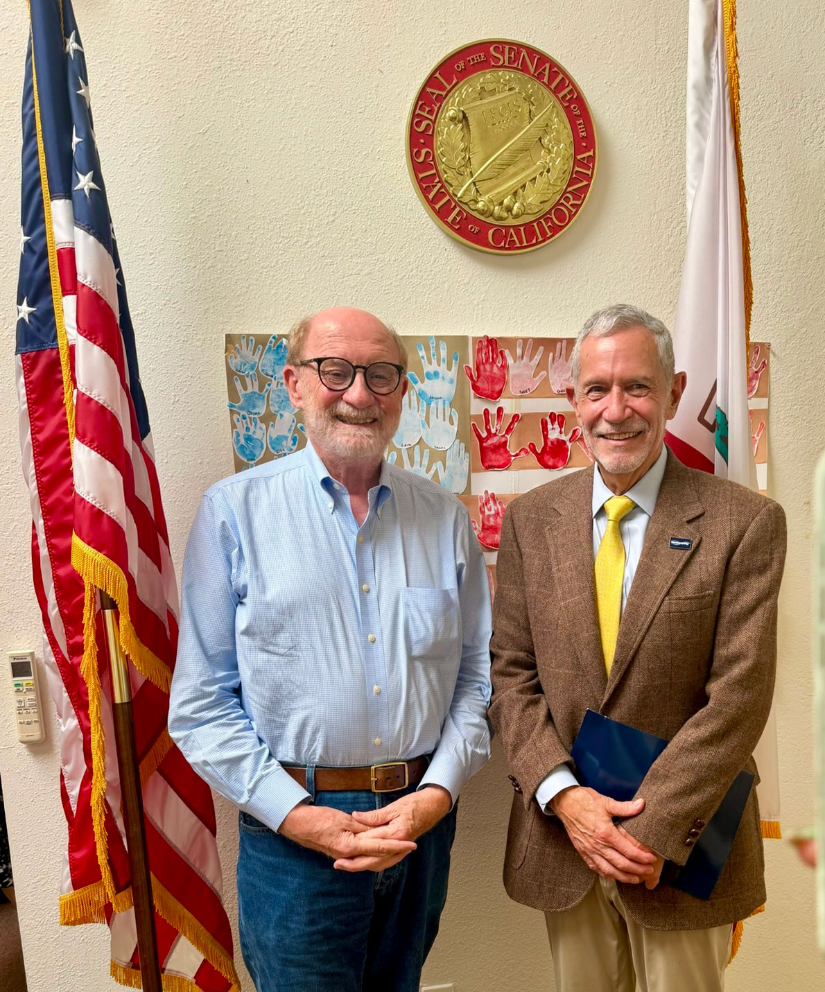 I welcomed Cal State Monterey Bay's new interim president, Carlos Vargas, to our Monterey office to get acquainted and talk about the university's future and its important role in expanding educational opportunities for Central Coast students.